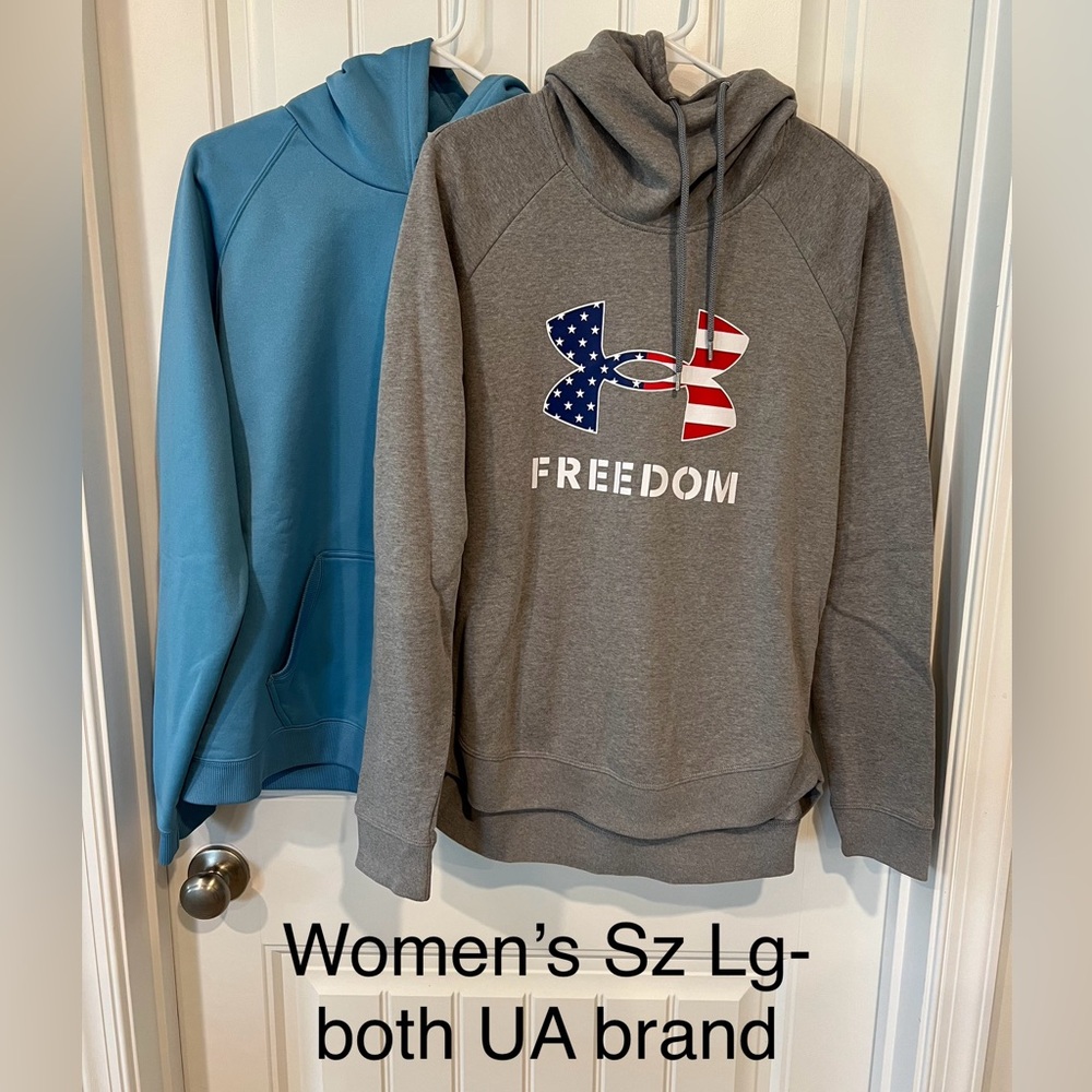 2 Large UA Women’s sweatshirts